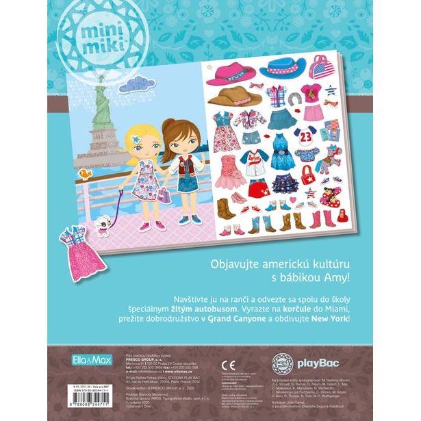 Šaty pre AMY ─ Kniha samolepiek Baagl