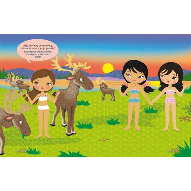 Šaty pre ANOUK – Kniha samolepiek      Baagl