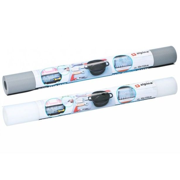 ALPINA Protiskluzová podložka do zásuvky 50 x 150 cm čirá ED-217647bila