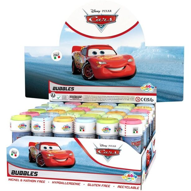 Bublifuk Cars 60ml (dis. 36 ks)