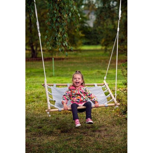 Houpací čtverec s textilií, 100cm