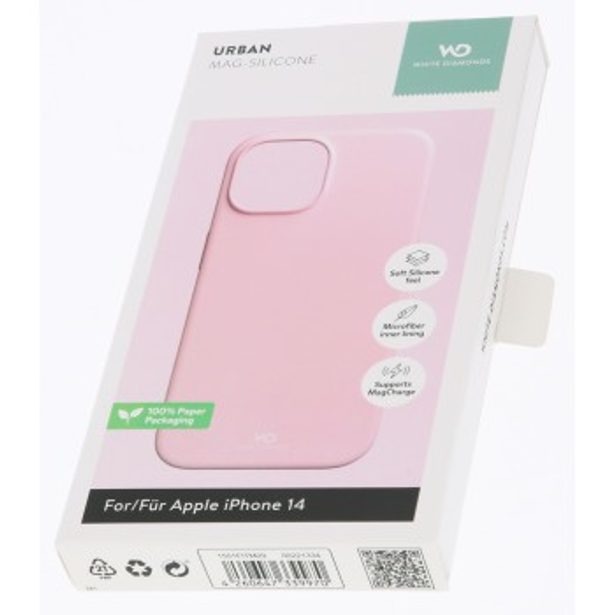 White Diamonds Mag Urban Case, kryt pro Apple iPhone 14, magnetický, světle růžový