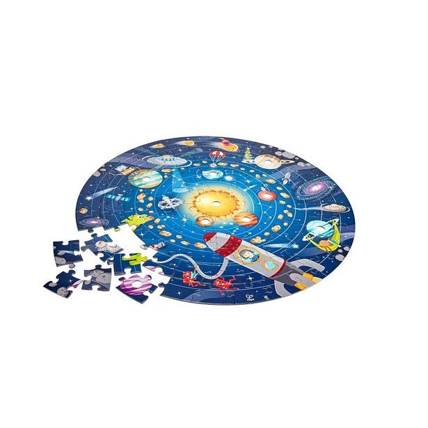 Dětské puzzle - Sluneční soustava LED