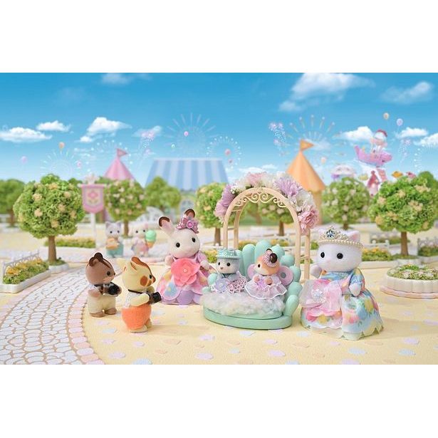 Sylvanian family Rodina květinové princezny