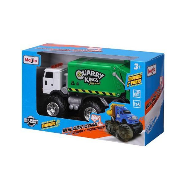Maisto Maisto - Builder Zone Quarry monsters, užitkové vozy, popekářský vůz