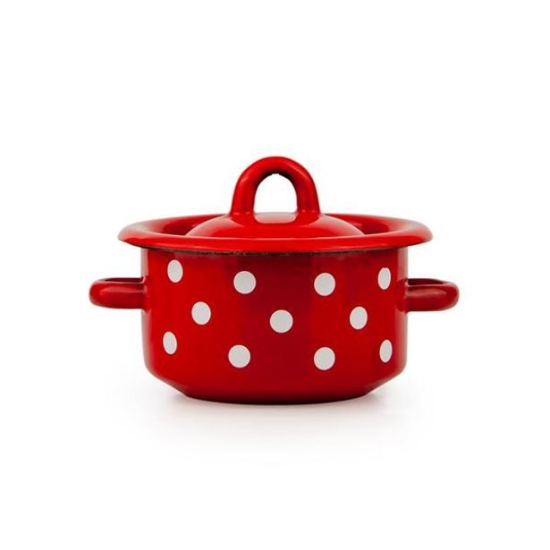 TORO HRNEC S POKLICÍ SMALT 0,4 L, DEKOR PUNTÍK_hamashop