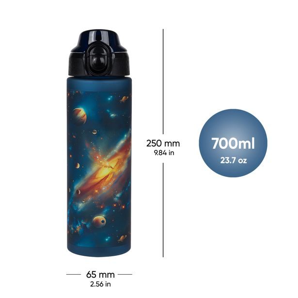 BAAGL Tritanová láhev na pití Vesmír, 700 ml
