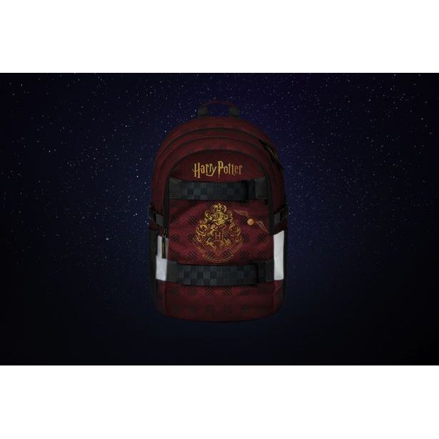 BAAGL SET 3 Skate Harry Potter Bradavice vínový: batoh, penál, sáček