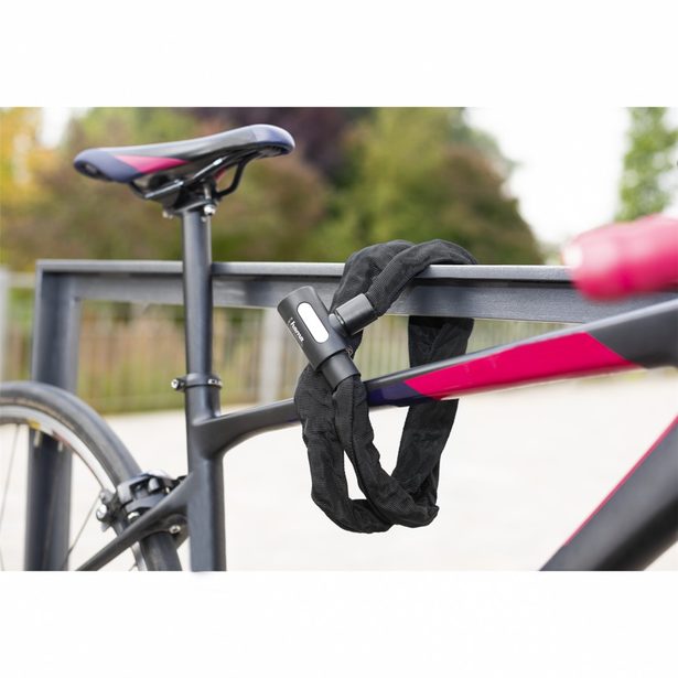 Hama cyklo zámek řetězový, 120 cm, klíč s osvětlením