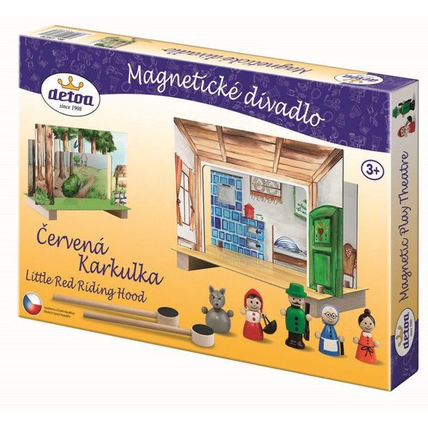 Červená Karkulka divadlo magnetické