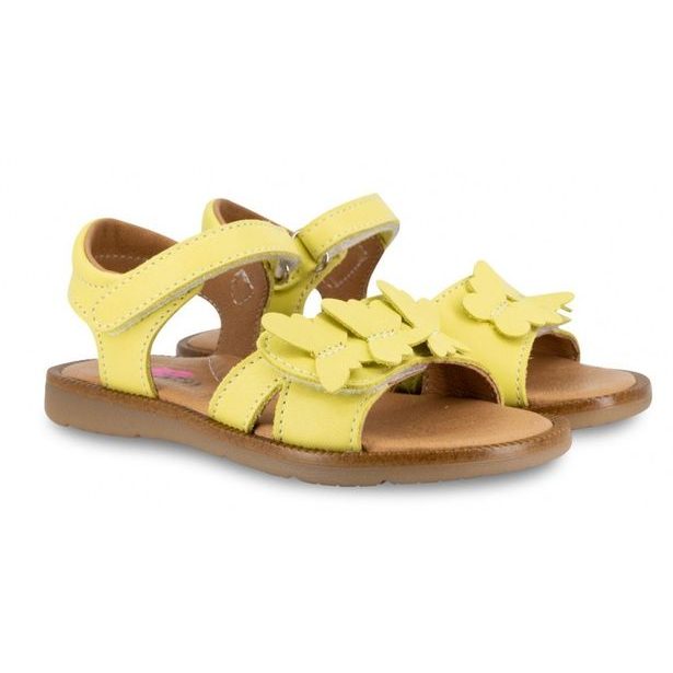 Dívčí kožené sandály Ciciban - Elba LIME