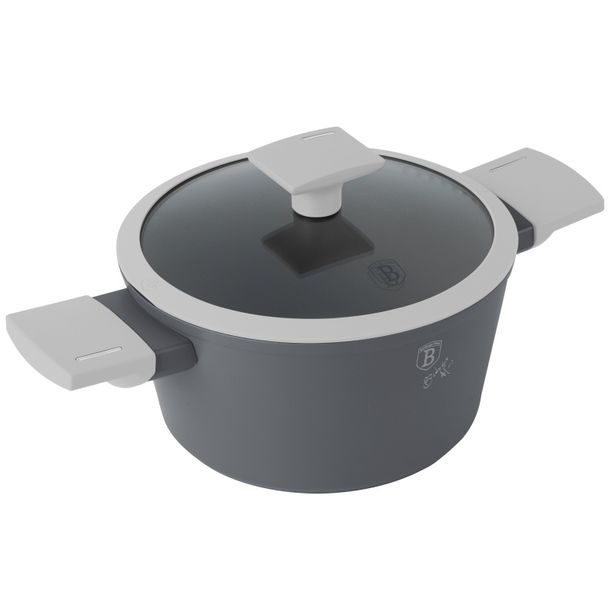 BERLINGERHAUS Kastrol s titanovým povrchem a poklicí 20 cm Aspen Collection BH-8272