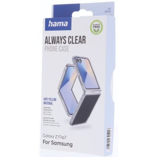 Hama Always Clear, kryt pro Samsung Galaxy Z Flip7, vždy průhledný, nežloutne