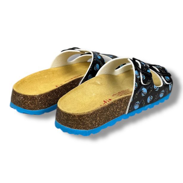 Superfit chlapecké pantofle modré s mimozemšťanem 1-800111-0060 – do školy