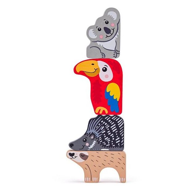 WOODY Puzzle na desce - Zvířátka