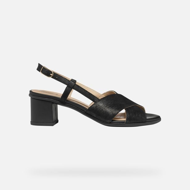 Černé dámské sandály Geox Aurely 50