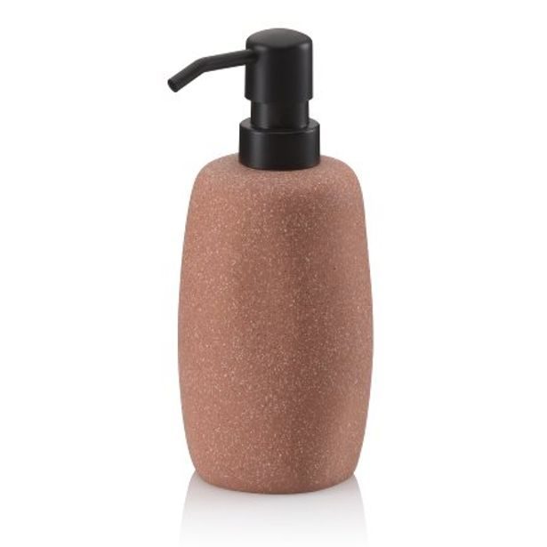 KELA Dávkovač mýdla Roda cement terra 7,5x7,5x18,0cm 200,0ml KL-23752