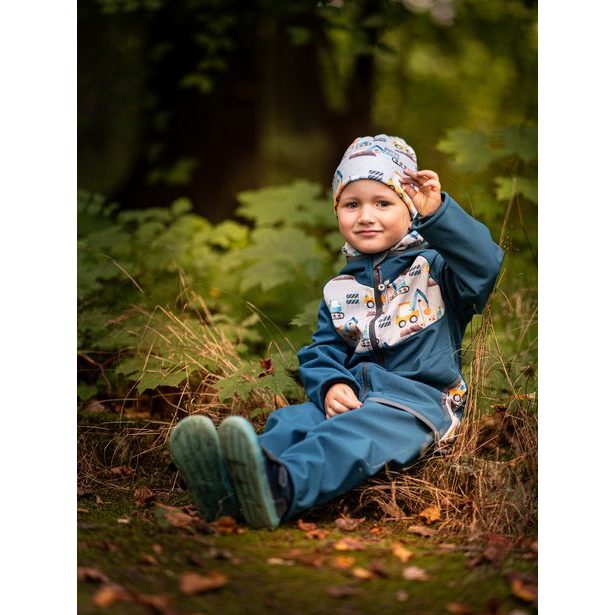 Unuo, Batolecí softshellové kalhoty s fleecem, Kobaltová