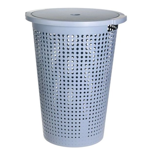 EXCELLENT HOUSEWARE Koš na prádlo s víkem 35 l 40 x 52 cm modrý KO-Y54231170modr