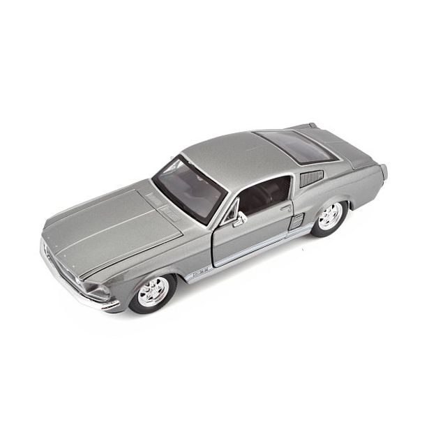 Maisto Maisto - 1967 Ford Mustang GT, metal šedá, 1:24