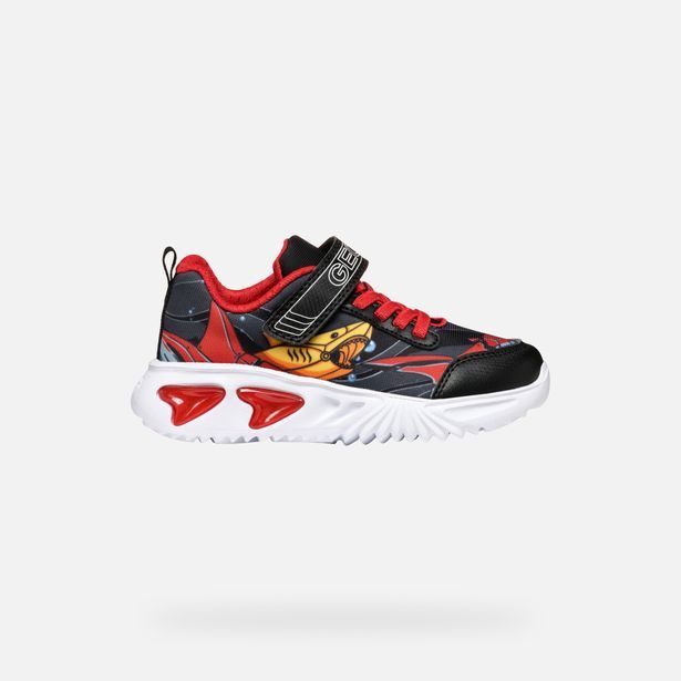 Černé chlapecké tenisky Geox Assister