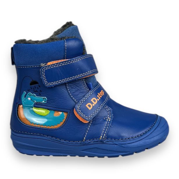 DDstep dětské zimní barefoot boty - Krokodýl