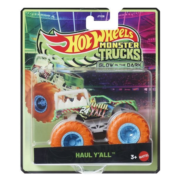 HW MONSTER TRUCKS SVÍTÍCÍ VE TMĚ ASST