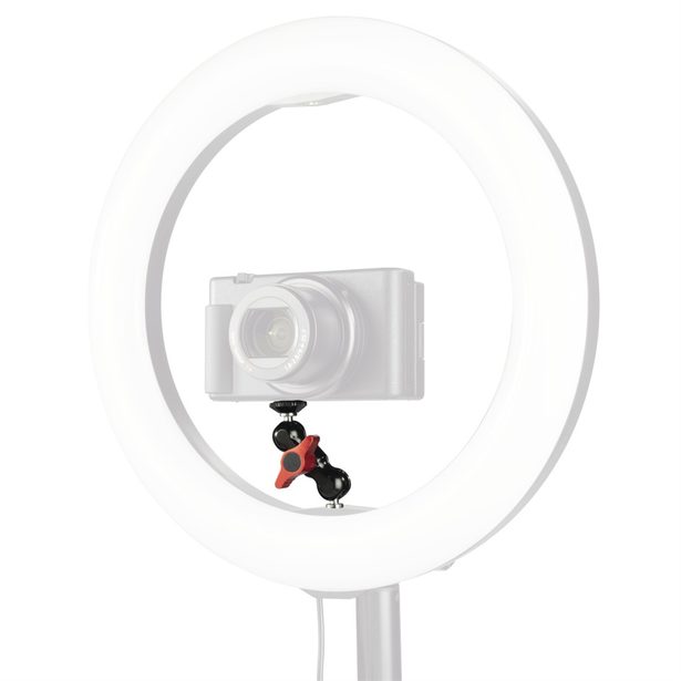 Hama Twin Ball 72, rameno s 2 kulovými klouby pro kruhová LED světla, 2x 1,4", 7,2 cm