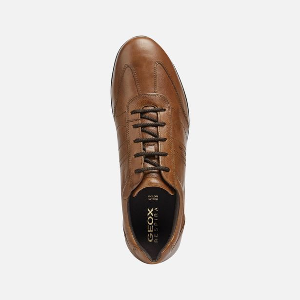 Hnědá pánská společenská obuv Geox Uomo Symbol
