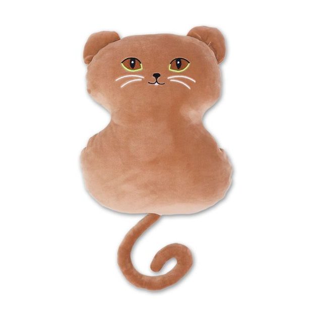 KOČKA VELKÉ OČI hnědá 35 cm