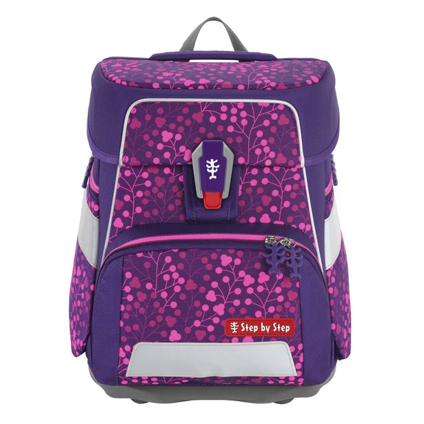 Školní aktovka Step by Step SPACE SHINE, Butterfly Night Ina - 5 dílný set, AGR certifikát