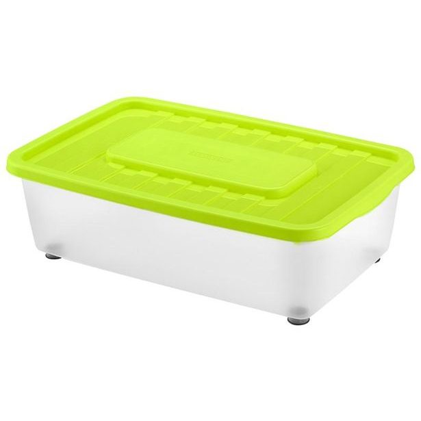 heidrun BOX ÚLOŽNÝ POD POSTEL S VÍKEM 25L, PLAST, 56X37X18_hamashop