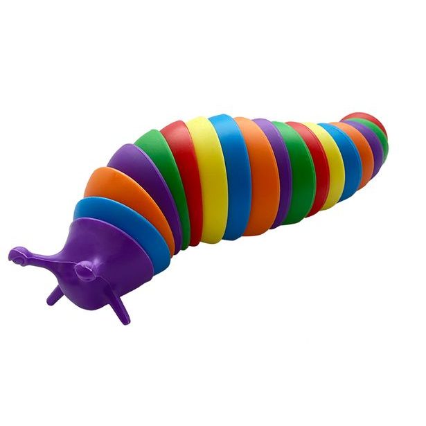 Fidget toy - duhový šnek