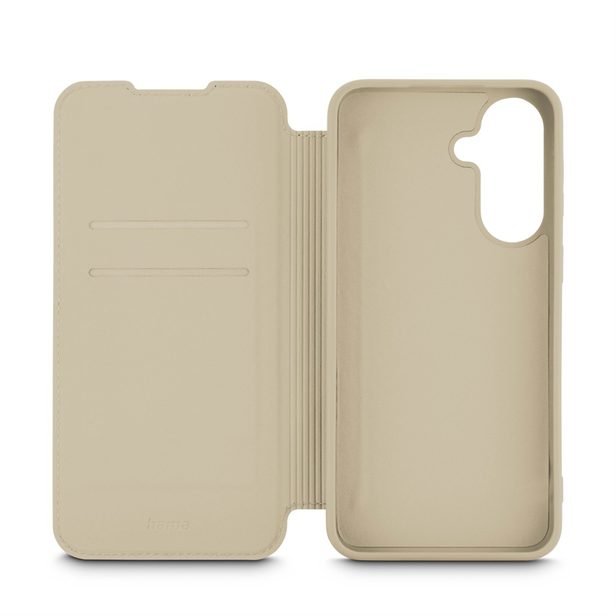 Hama Fantastic Feel, pouzdro-knížka pro Samsung Galaxy A57 5G, hebký povrch, béžové