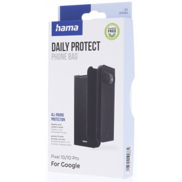 Hama Daily Protect, pouzdro-knížka pro Google Pixel 10/10 Pro, funkce stojanu, černé
