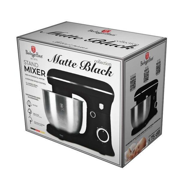 BERLINGERHAUS Kuchyňský robot 1500 W Matte Black Collection BH-9773