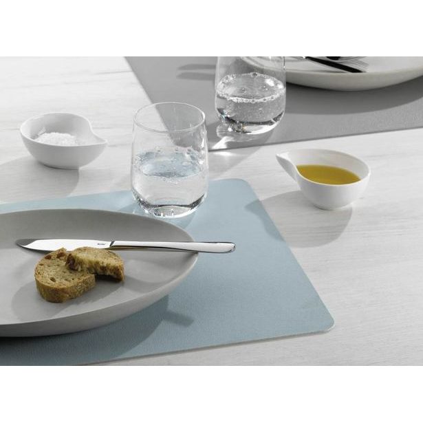 KELA Prostírání KIMARA 45x30 cm imitace kůže světle modrá KL-12311