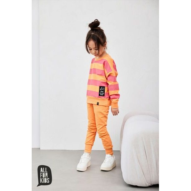 Dívčí teplákové kalhoty AFK - pomerančové