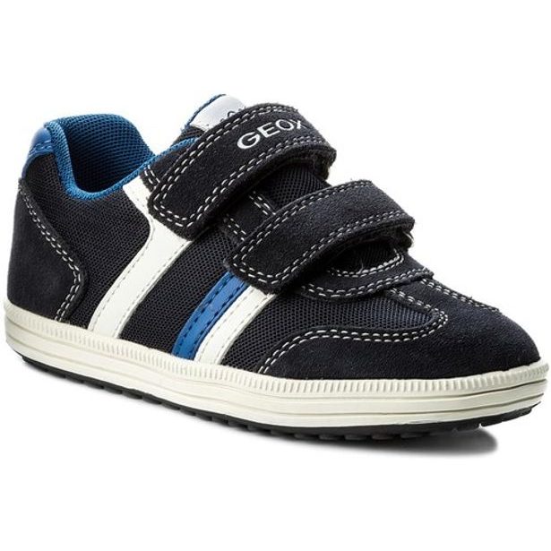 Tenisky GEOX JR VITA NAVY/WHITE