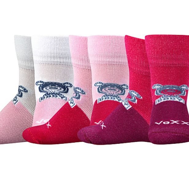 Klasické detské ponožky Sebík holka mix barev