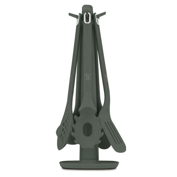 BERLINGERHAUS Kuchyňské náčiní ve stojanu sada 6 ks Matte Green Collection LP-BH-265