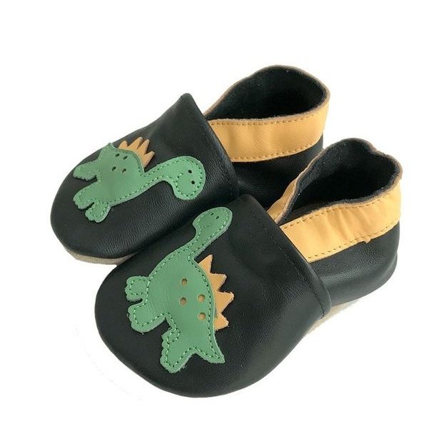 Hopi Hop Barefoot kožené capáčky - dino