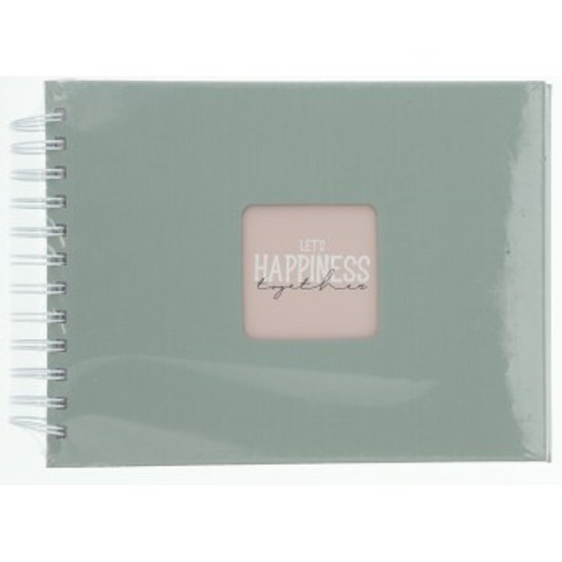 Hama album klasické spirálové FINE ART 24x17 cm, 50 stran, sage, bílé listy