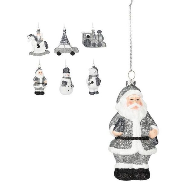 závěs FIGURKY 7x5x11cm,stříbrné, 12druhů