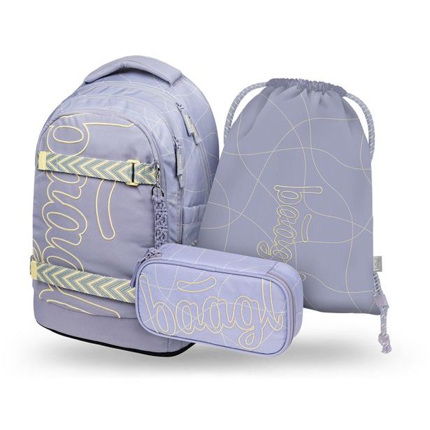 BAAGL SET 3 Skate Max Mishmash: batoh, penál, sáček GRS