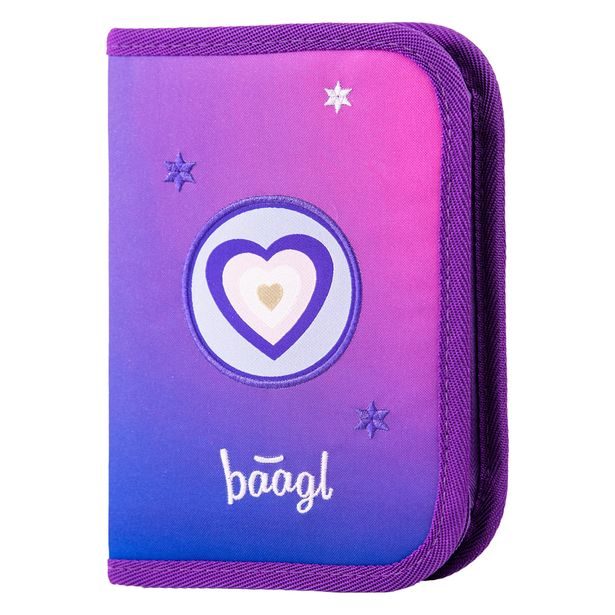 BAAGL SET 5 AIRY Koně srdce: batoh, penál, sáček, zástěra, peněženka