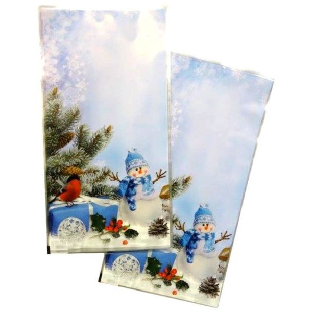 sáček 21x40cm SNĚHULÁK-ván., dárkový