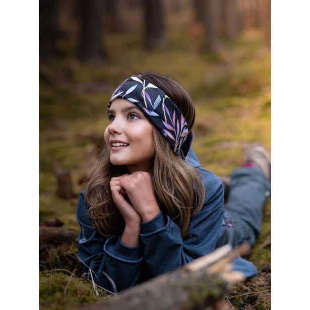 Unuo, Dětská čelenka fleecová Elise, Podzimní bobule