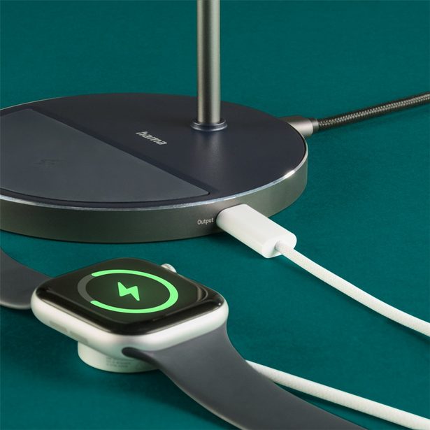 Hama bezdrátová nabíječka s držákem 2v1, Qi2 15 W, USB-C adaptér 45 W