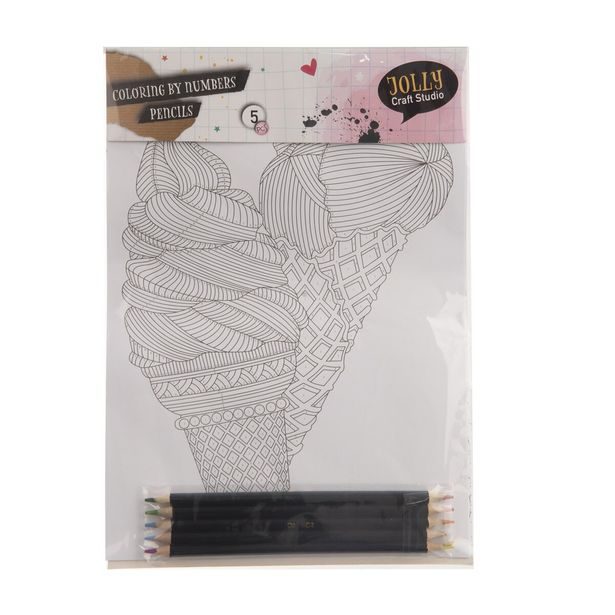 I Malování podle čísel 5xA4 30x22 cm